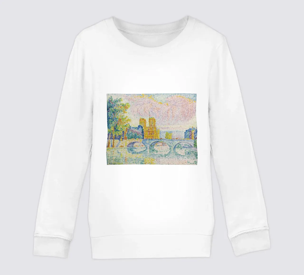 Paul Signac - La Cite, Parigi felpa bambino da Timeless Artworks