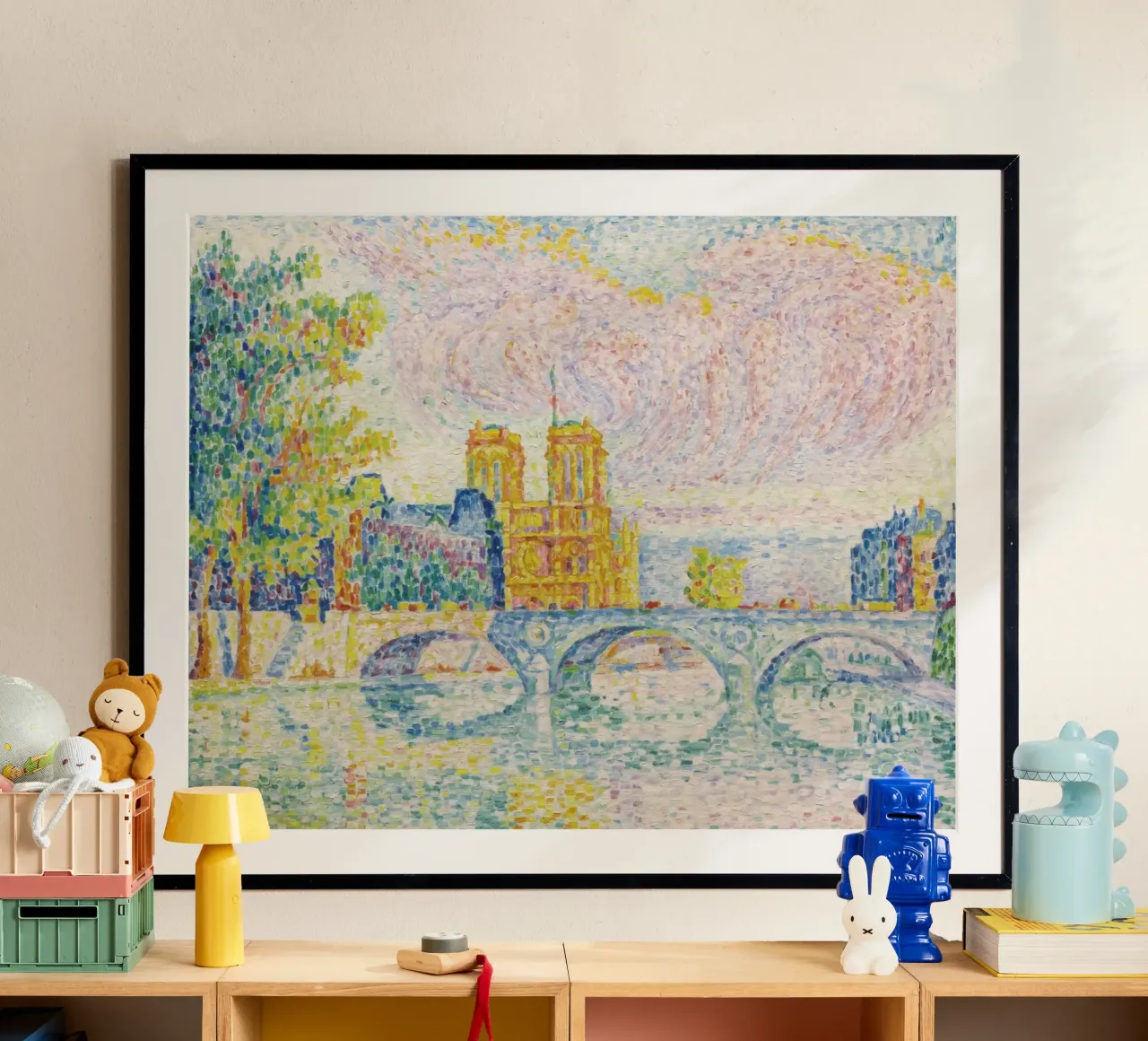Paul Signac - La Cite, Paris Hahnemühle von Timeless Artworks