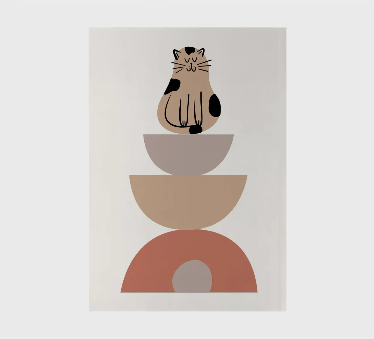 Zen Cat notebook by KidzStudio