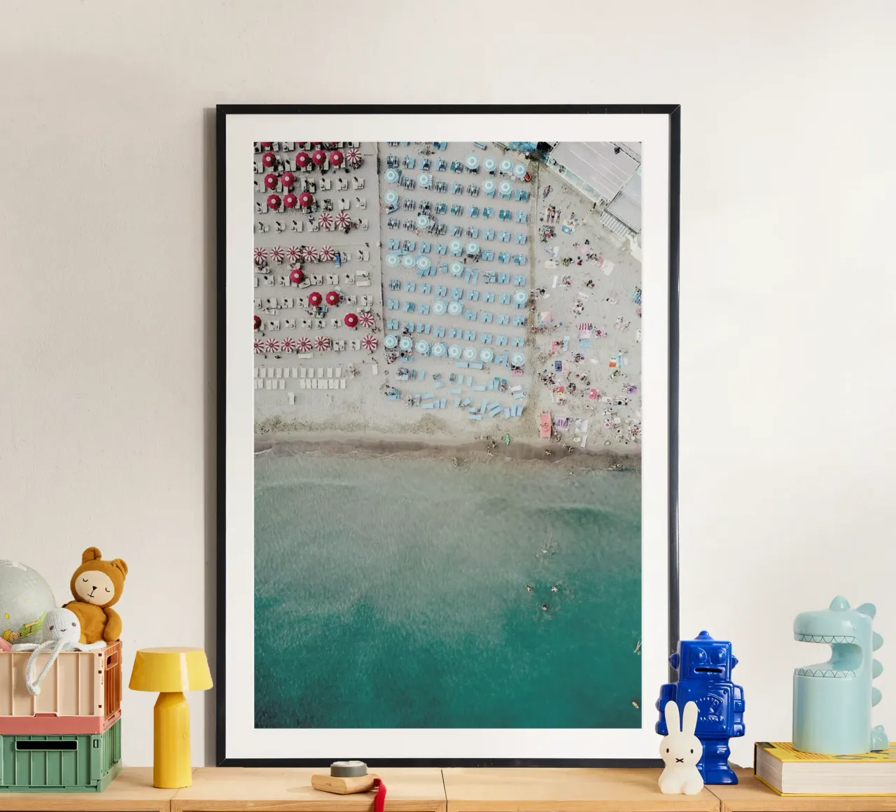 Italian Order poster con telaio in legno da Chris Abatzis