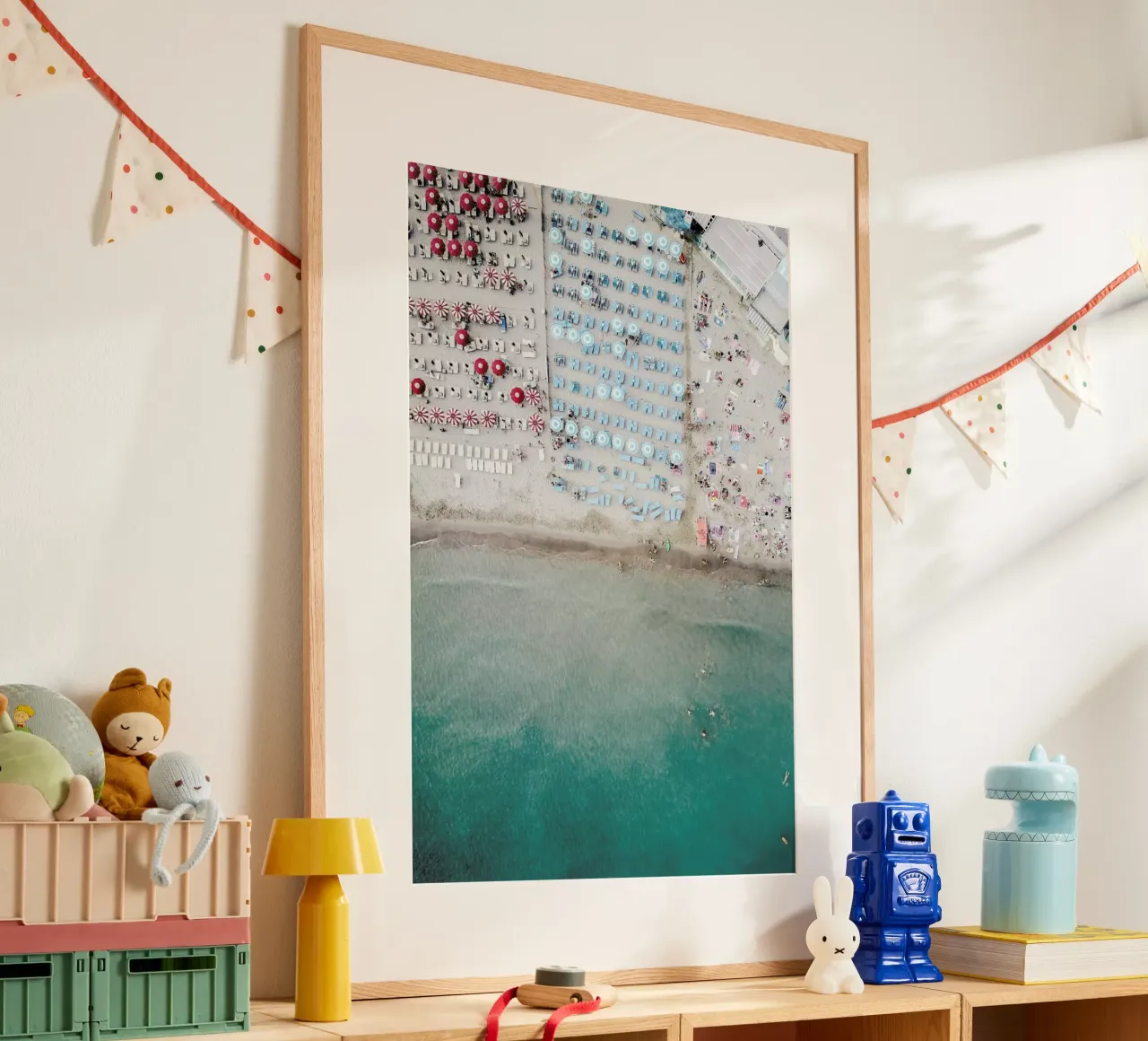 Italian Order poster con telaio in legno da Chris Abatzis