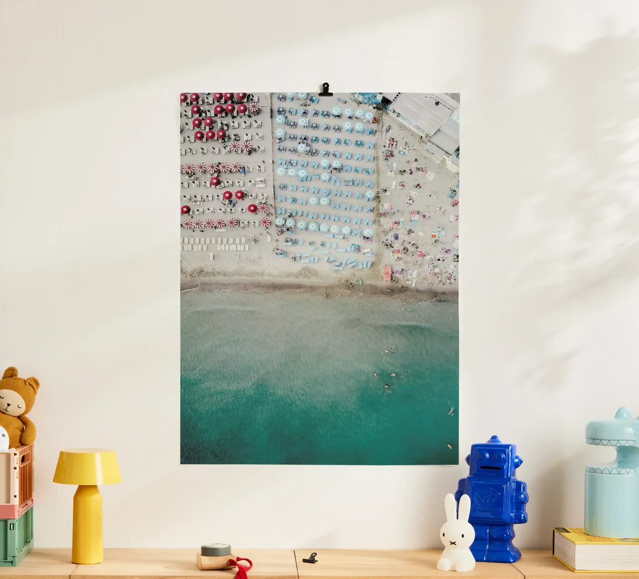 Italian Order poster con telaio in legno da Chris Abatzis