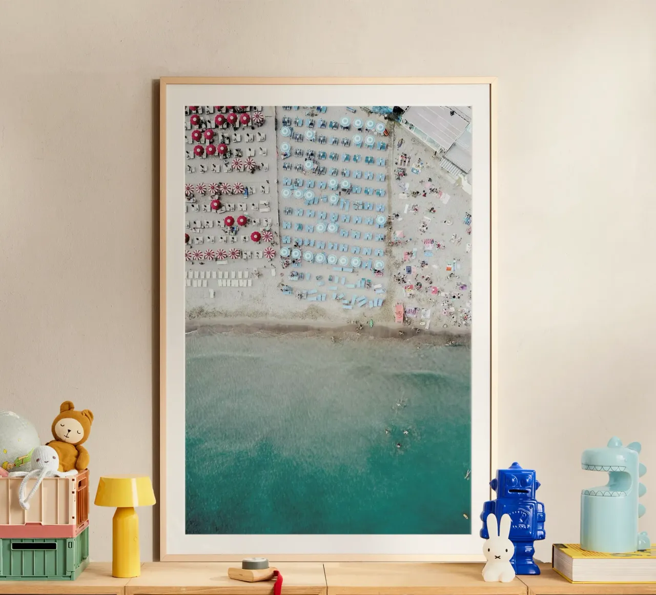 Italian Order poster con telaio in legno da Chris Abatzis