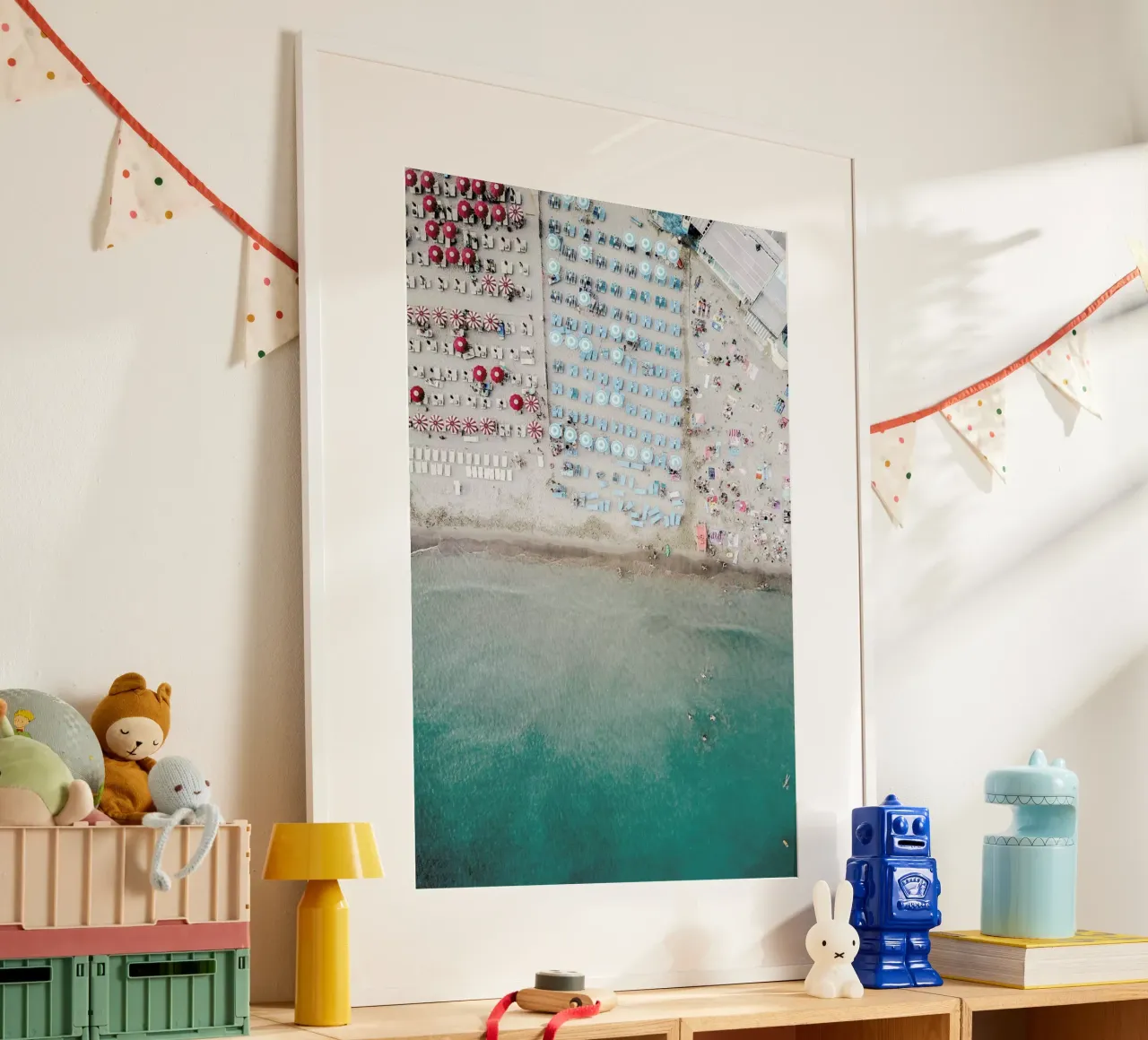 Italian Order poster con telaio in legno da Chris Abatzis