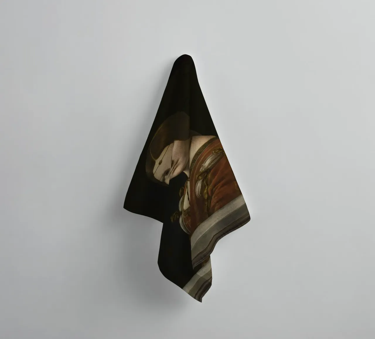 Leonardo da Vinci - Portrait of a Lady from the Court of Mil towel by Timeless Artworks
