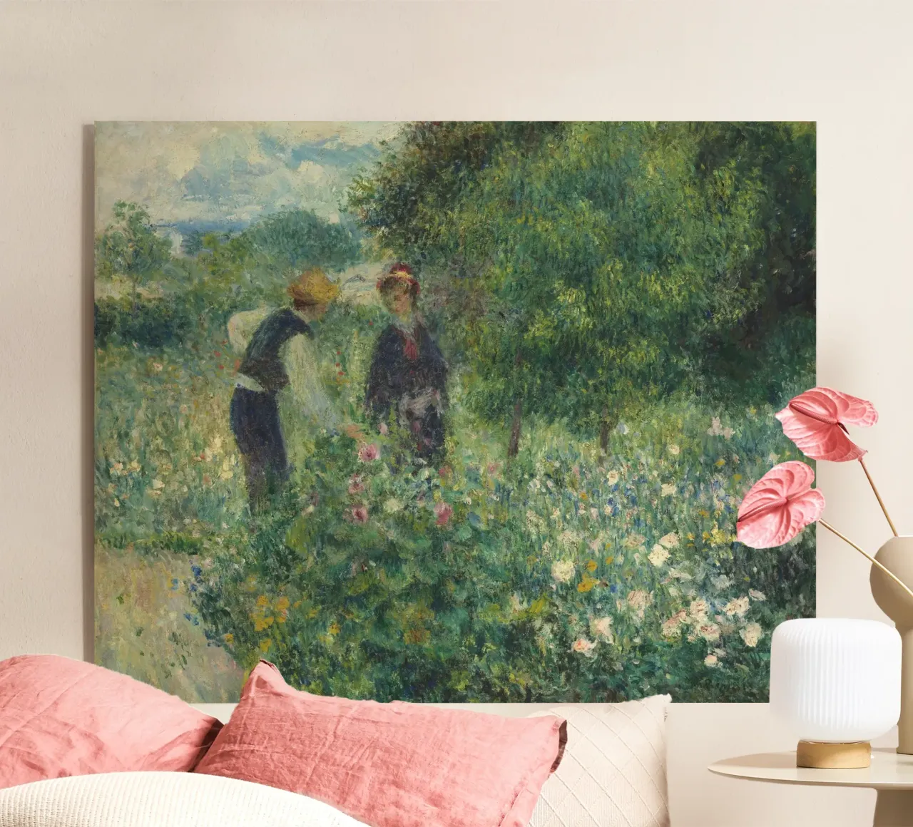 Pierre-Auguste Renoir - Raccolta di fiori plexiglass da Timeless Artworks