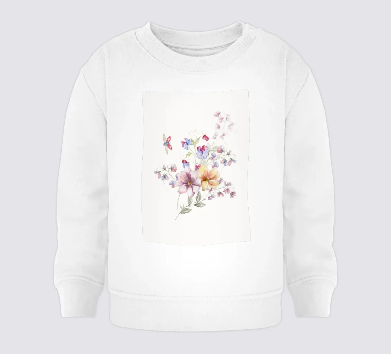 Fiori da favola felpa neonato da KidzStudio