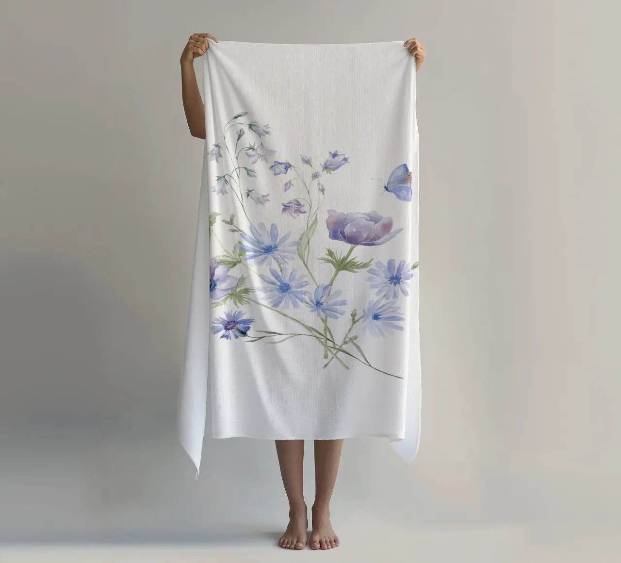 Selvaggio e blu telo mare da KidzStudio