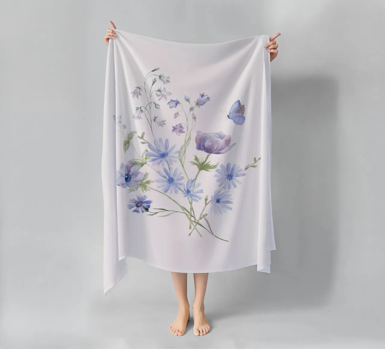 Selvaggio e blu telo mare da KidzStudio