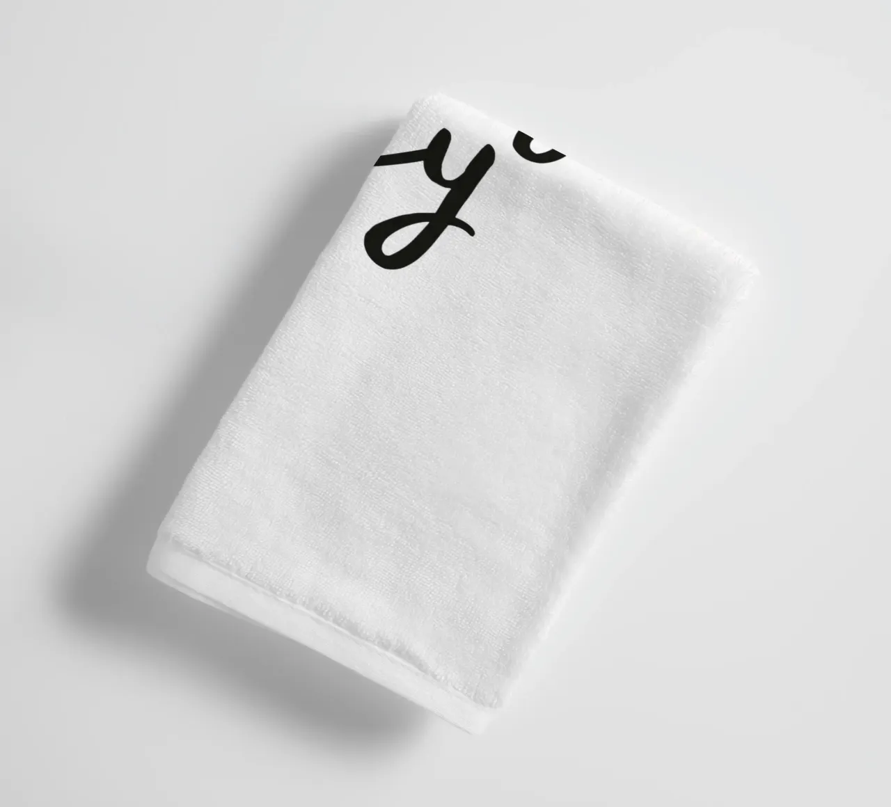 Smile Every Day Inspirational Typography Minimalist Print (Sourire chaque jour) serviette de bain de THE MOTIVATED TYPE