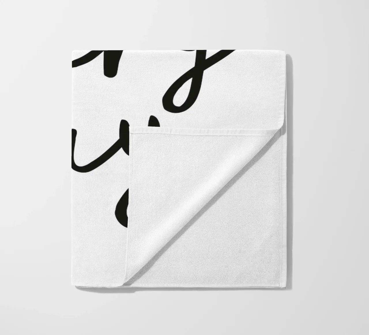 Smile Every Day Inspirational Typography Minimalist Print beach towel by THE MOTIVATED TYPE