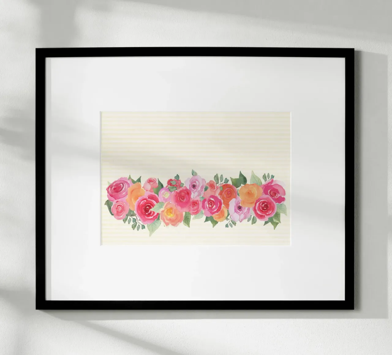 Bunte Rosen poster da Farbwelten