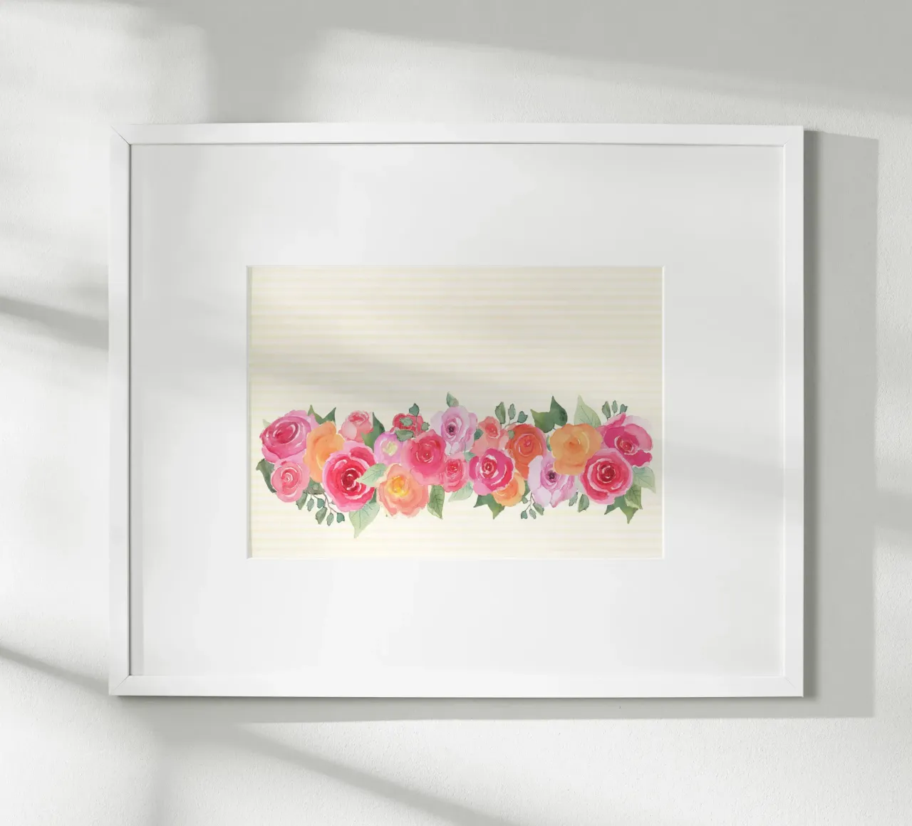 Bunte Rosen poster da Farbwelten