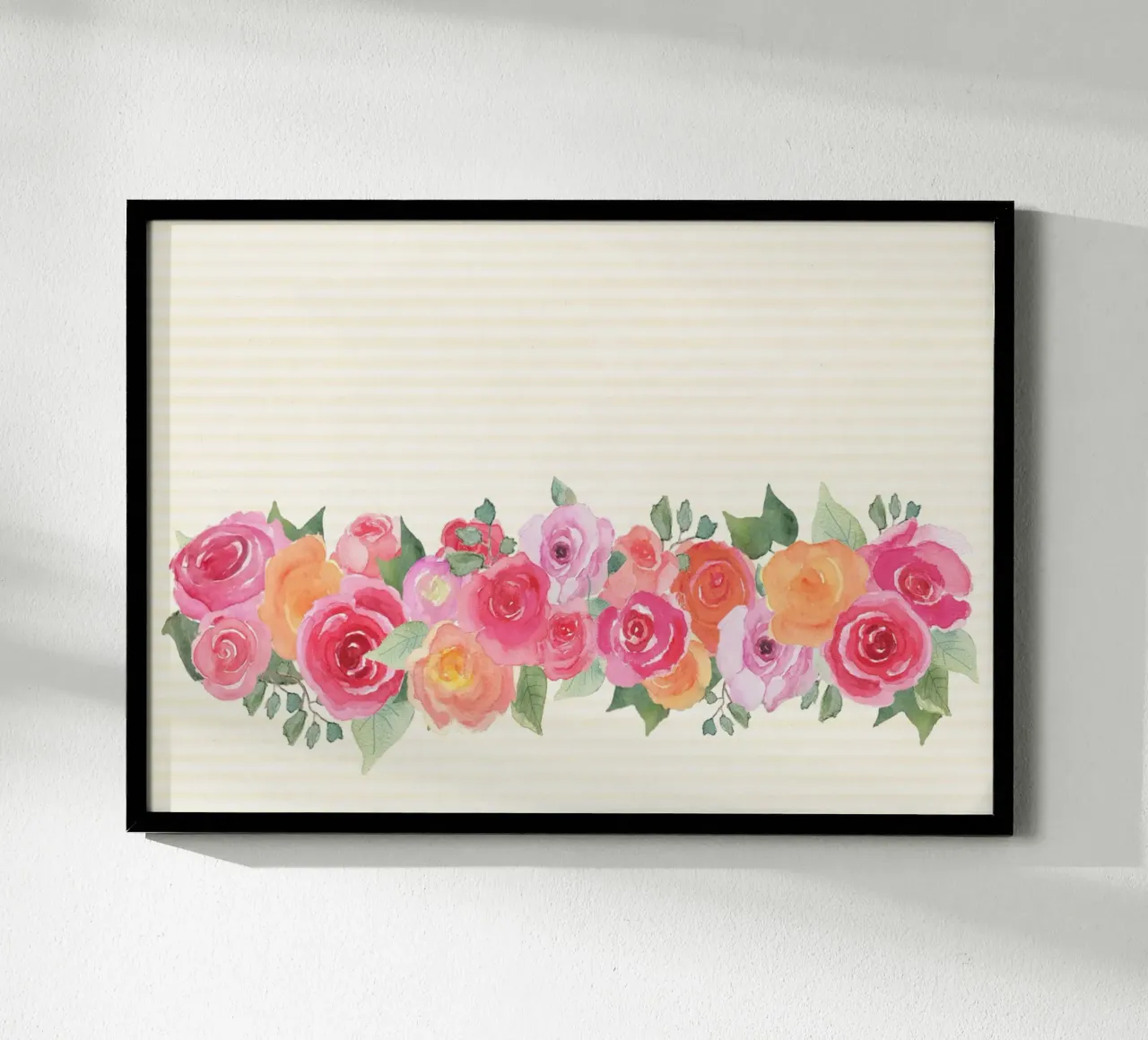 Bunte Rosen poster da Farbwelten
