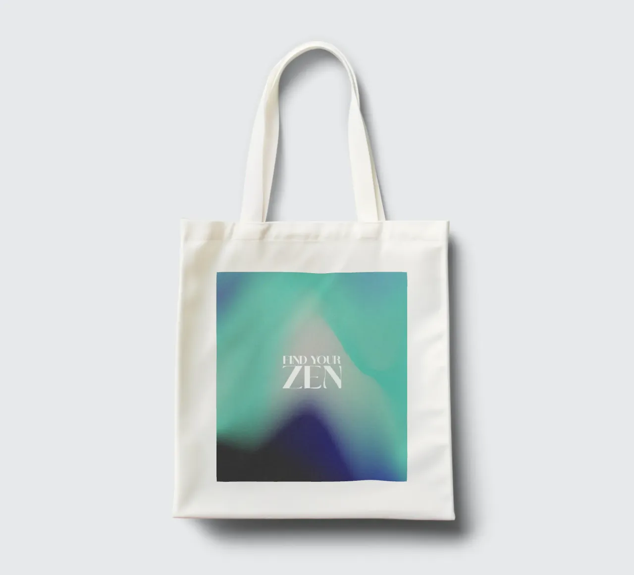 Find Your Zen (no 02) borsa in juta da treechild