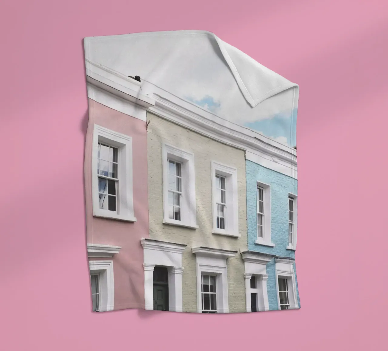 Londra, Inghilterra I Facciate di case dai colori pastello coperta in pile da Julie Travel Photography