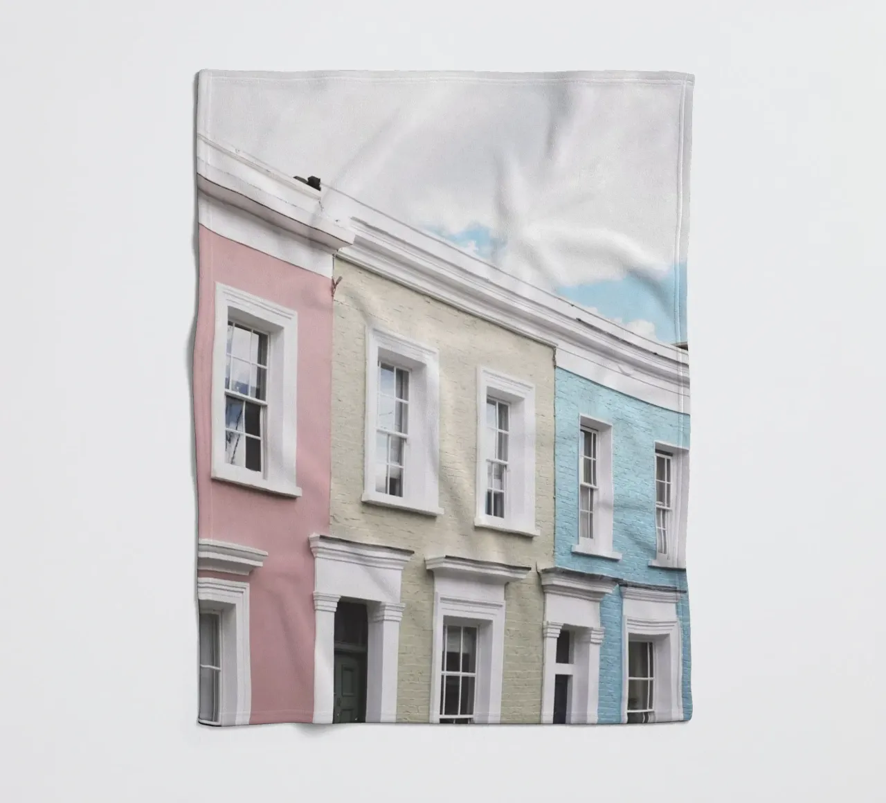 Londra, Inghilterra I Facciate di case dai colori pastello coperta in pile da Julie Travel Photography