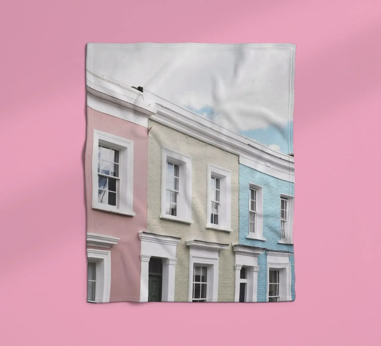 Londra, Inghilterra I Facciate di case dai colori pastello coperta in pile da Julie Travel Photography