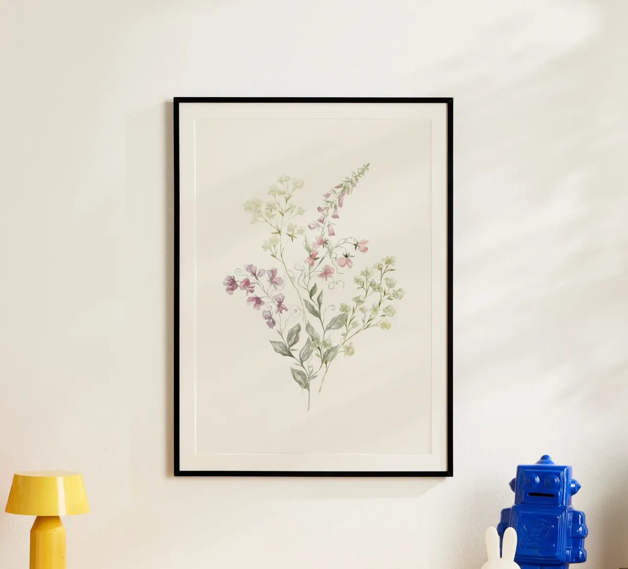 Soft Botanica poster con telaio in plastica da KidzStudio