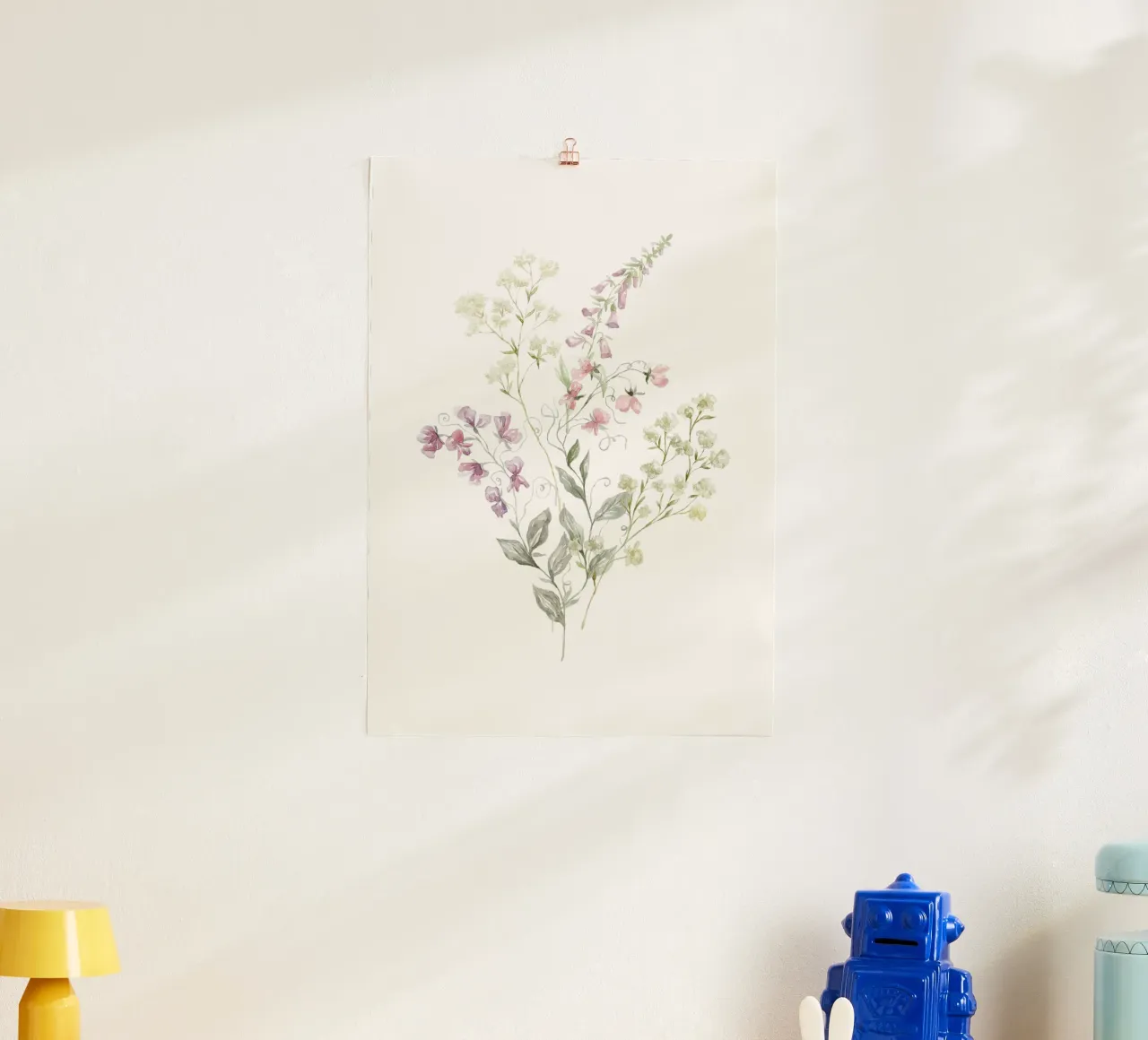 Soft Botanica poster con telaio in plastica da KidzStudio