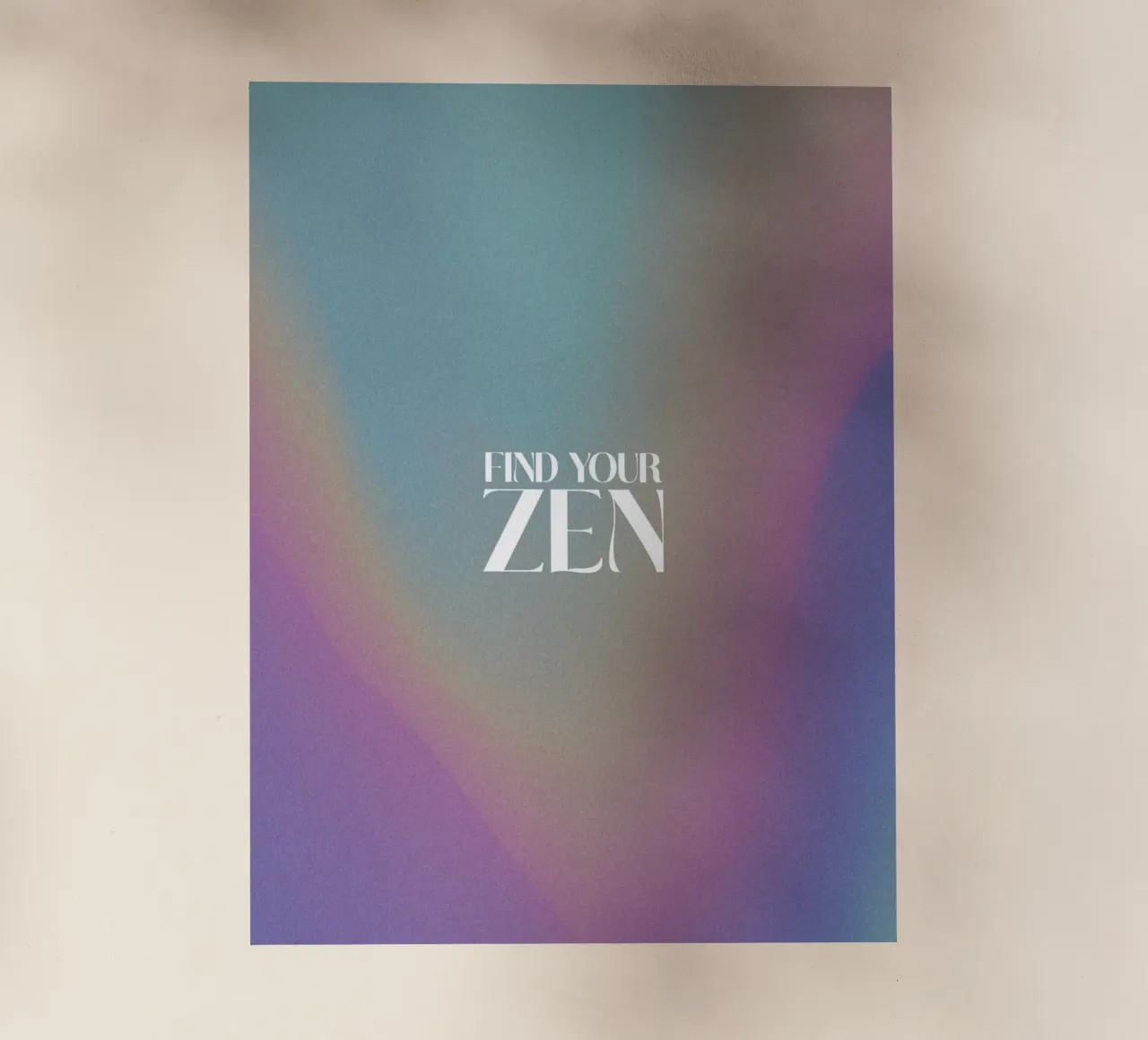 Find Your Zen (No 03) pellicola backlit da treechild