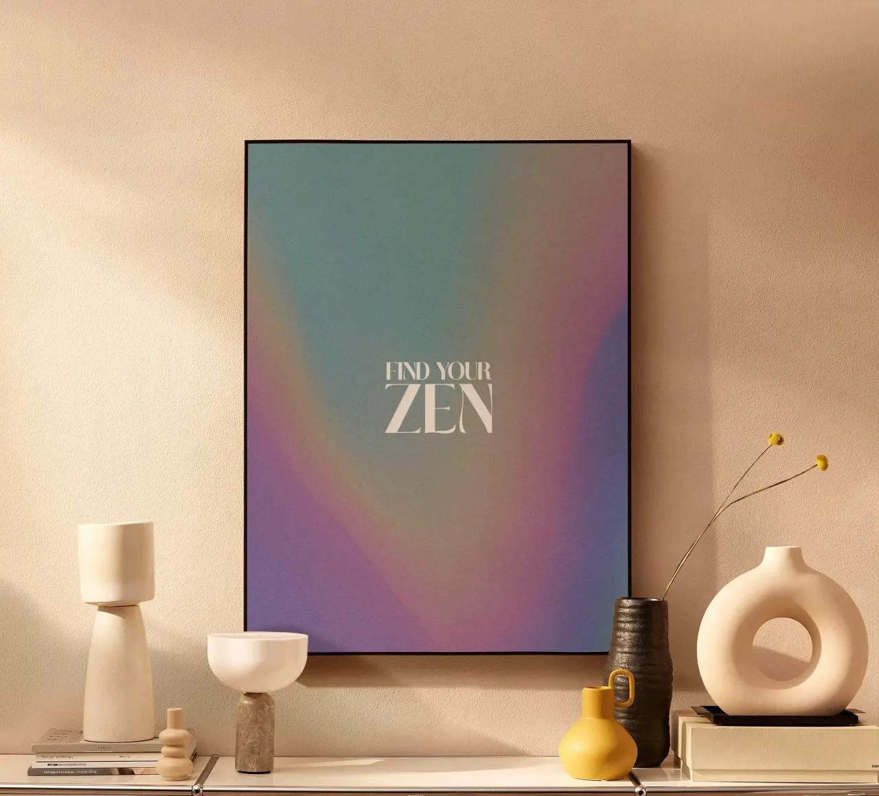 Find Your Zen (No 03) alluminio dibond da treechild