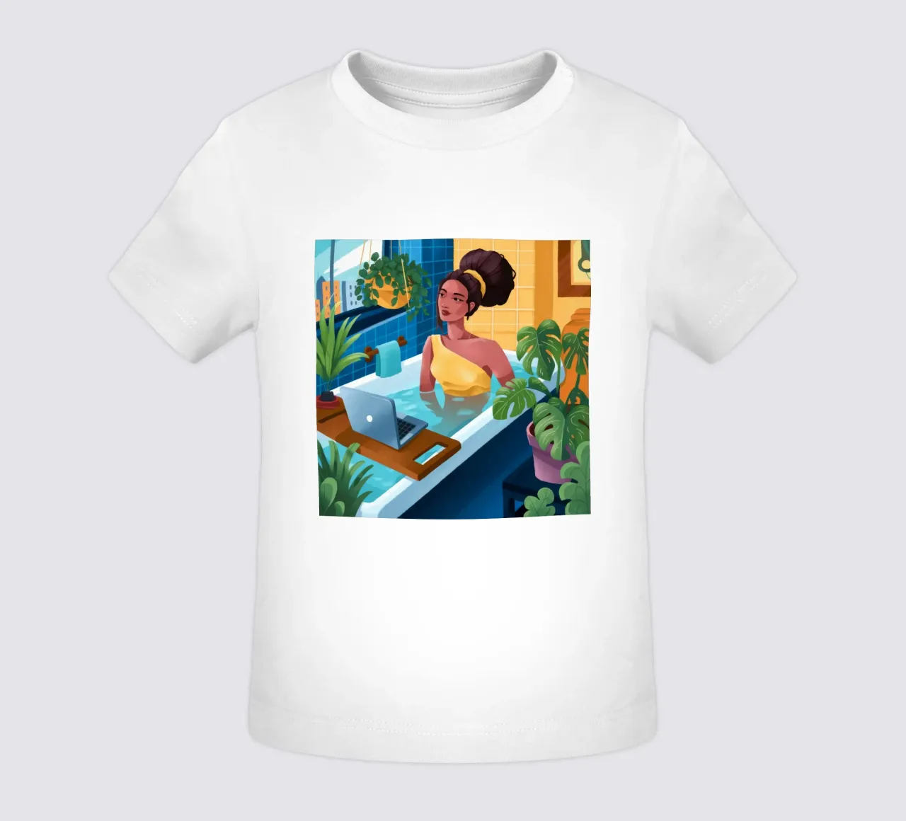 Baño tranquilo camiseta de bebé de Prism Palette