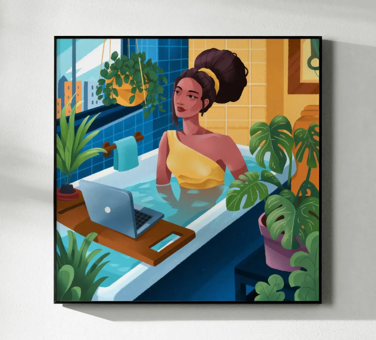 Reverie da bagno tranquille plexiglass da Prism Palette