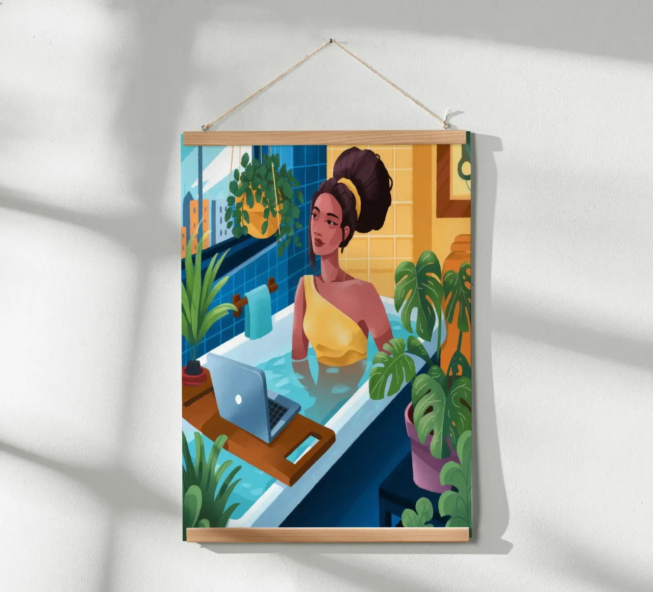 Reverie da bagno tranquille carta hahnemühle da Prism Palette