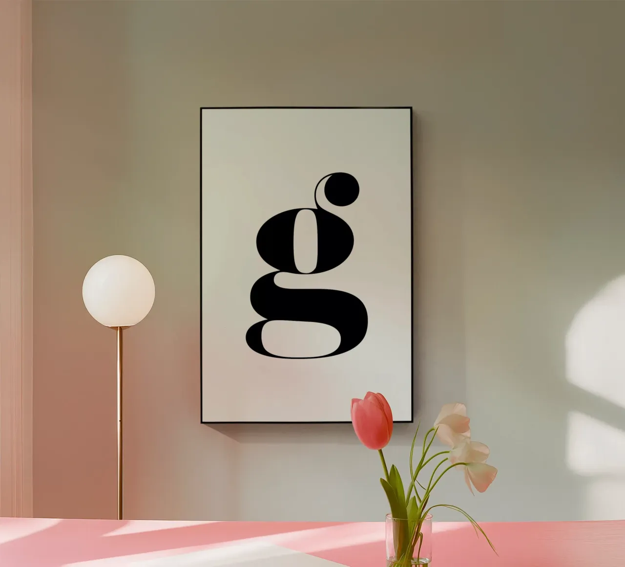 G Letter plexiglass da Mottos by Sinan Saydik