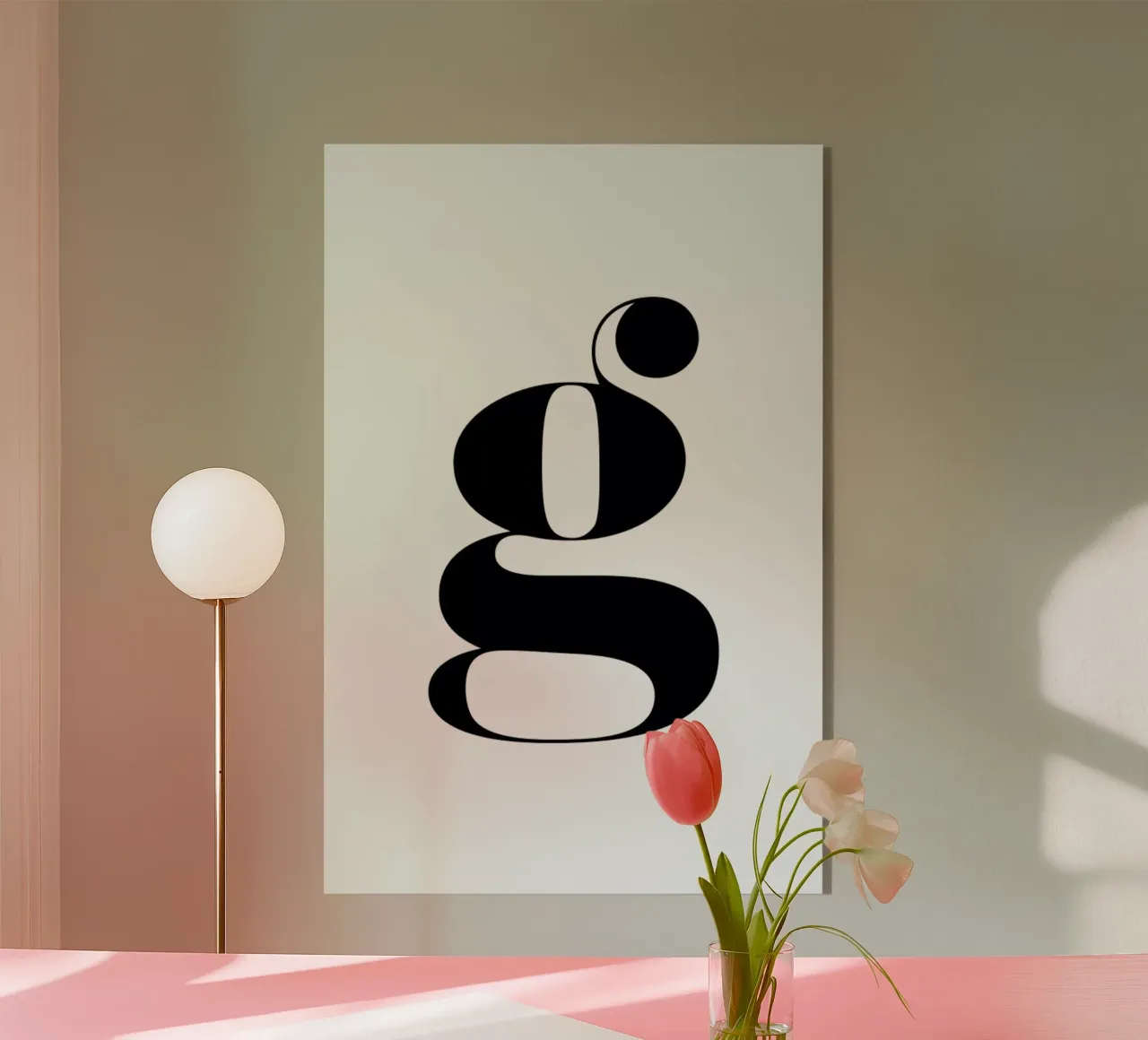 G Letter plexiglass da Mottos by Sinan Saydik