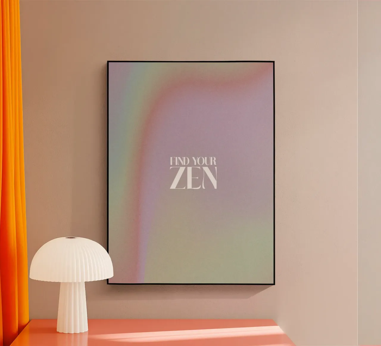 Find Your Zen (No 04) plexiglass da treechild