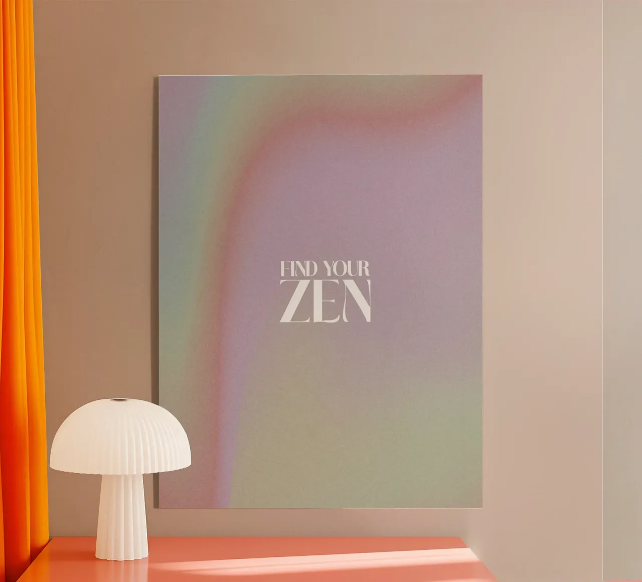 Find Your Zen (No 04) plexiglass da treechild