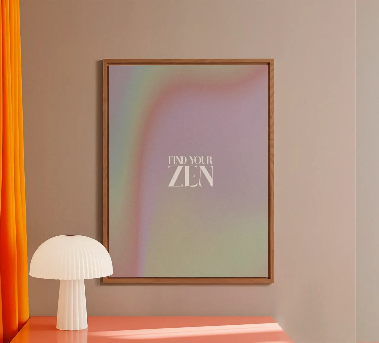 Find Your Zen (No 04) alluminio dibond da treechild