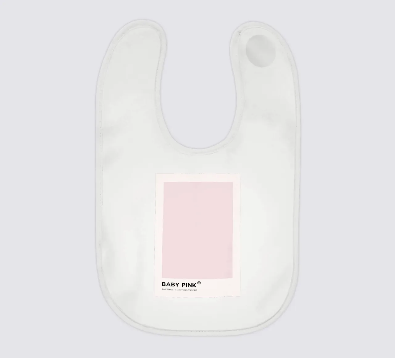 Pink Code baby bib by KidzStudio