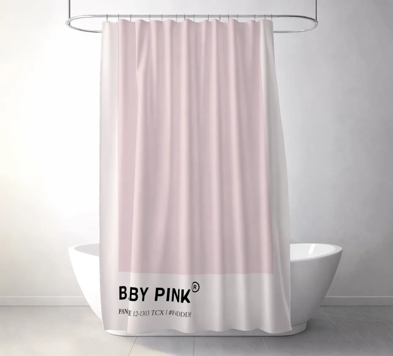 Pink Code douchegordijn van KidzStudio