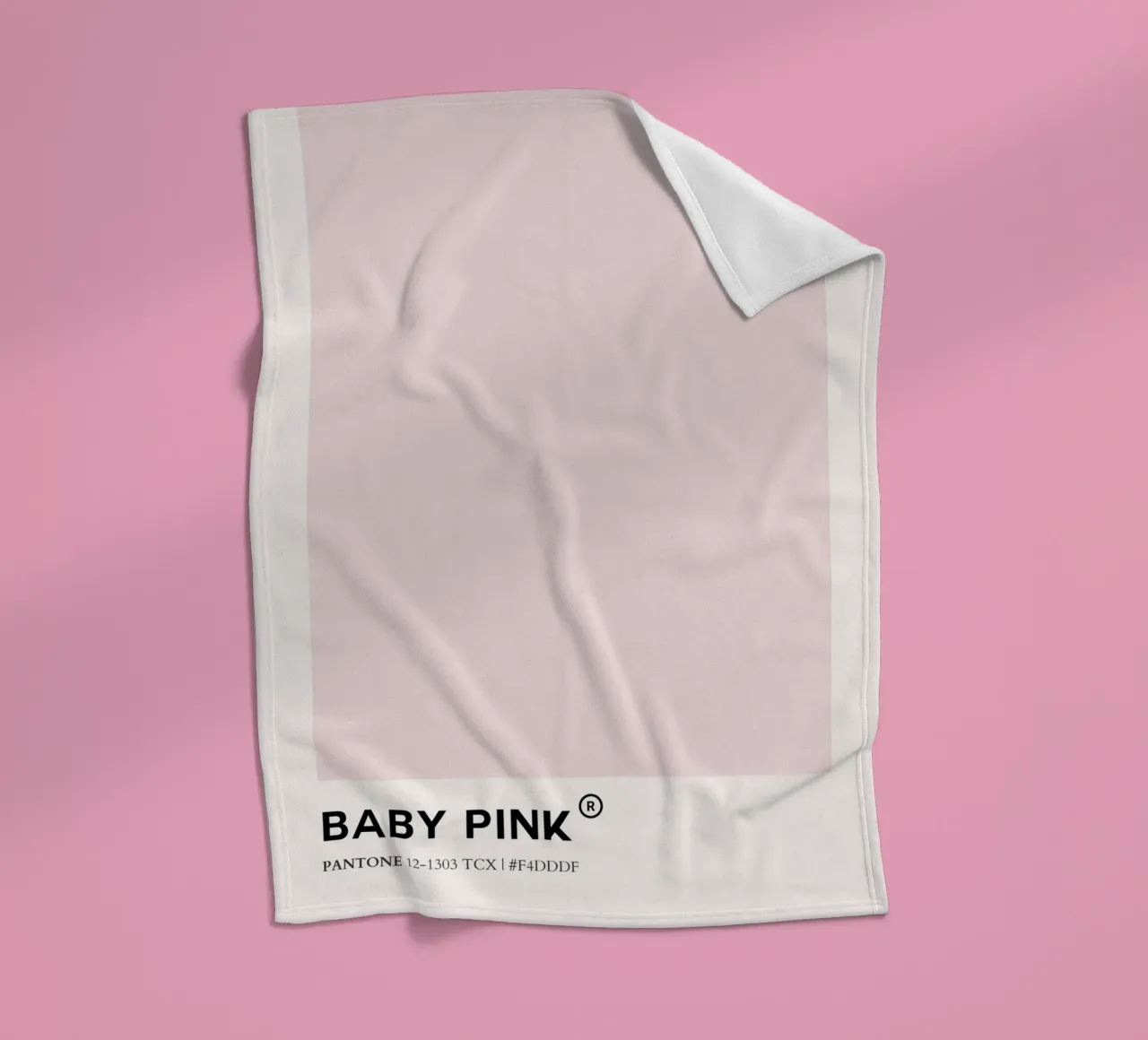 Pink Code Fleecedecke von KidzStudio