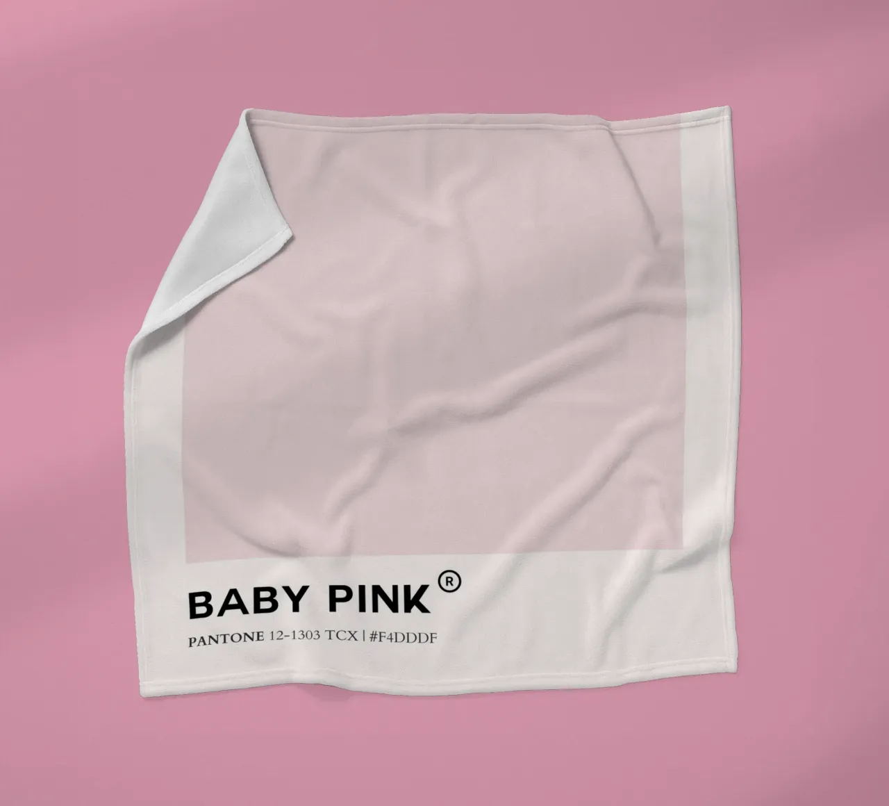 Pink Code Fleecedecke von KidzStudio