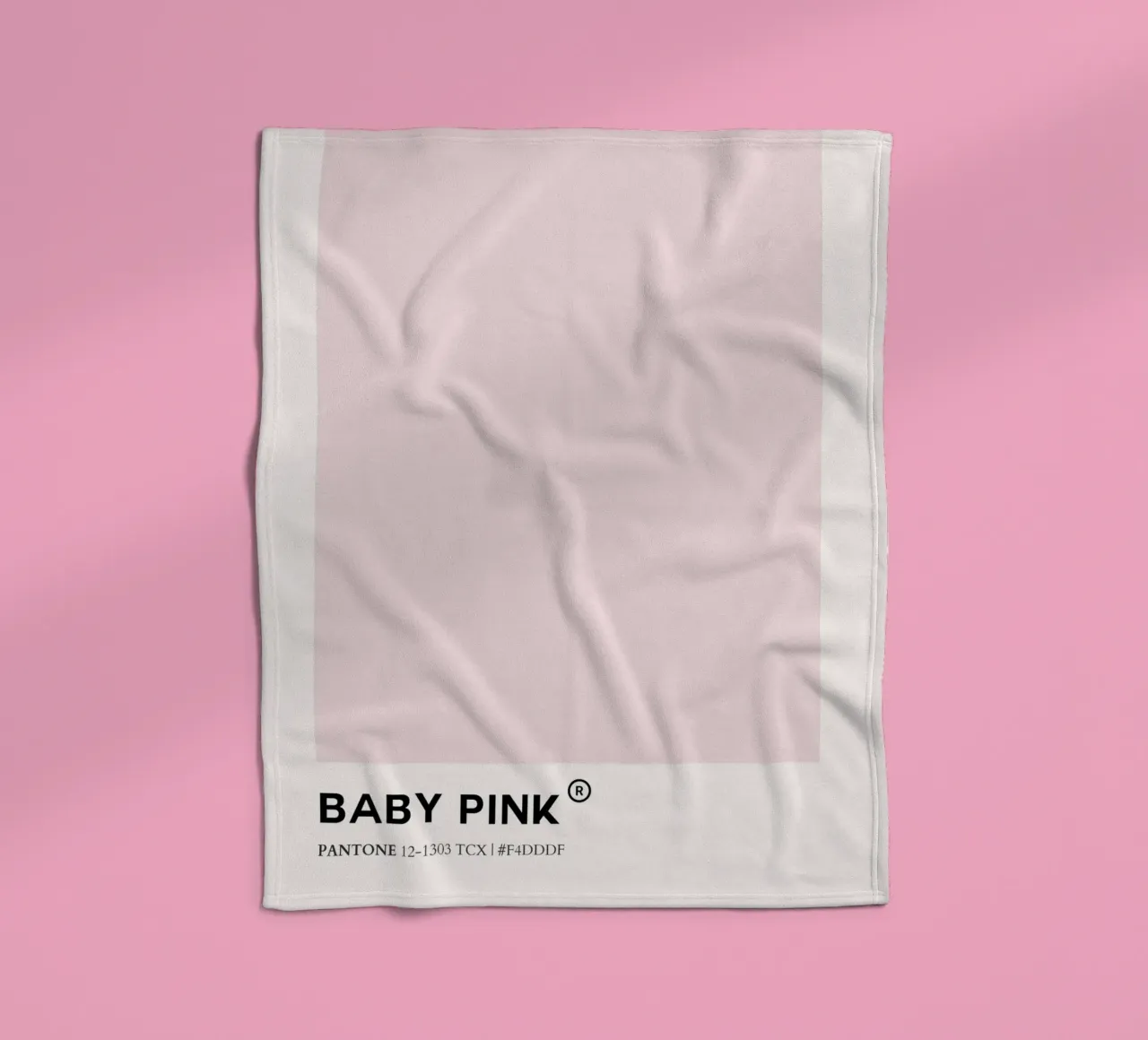 Pink Code Fleecedecke von KidzStudio