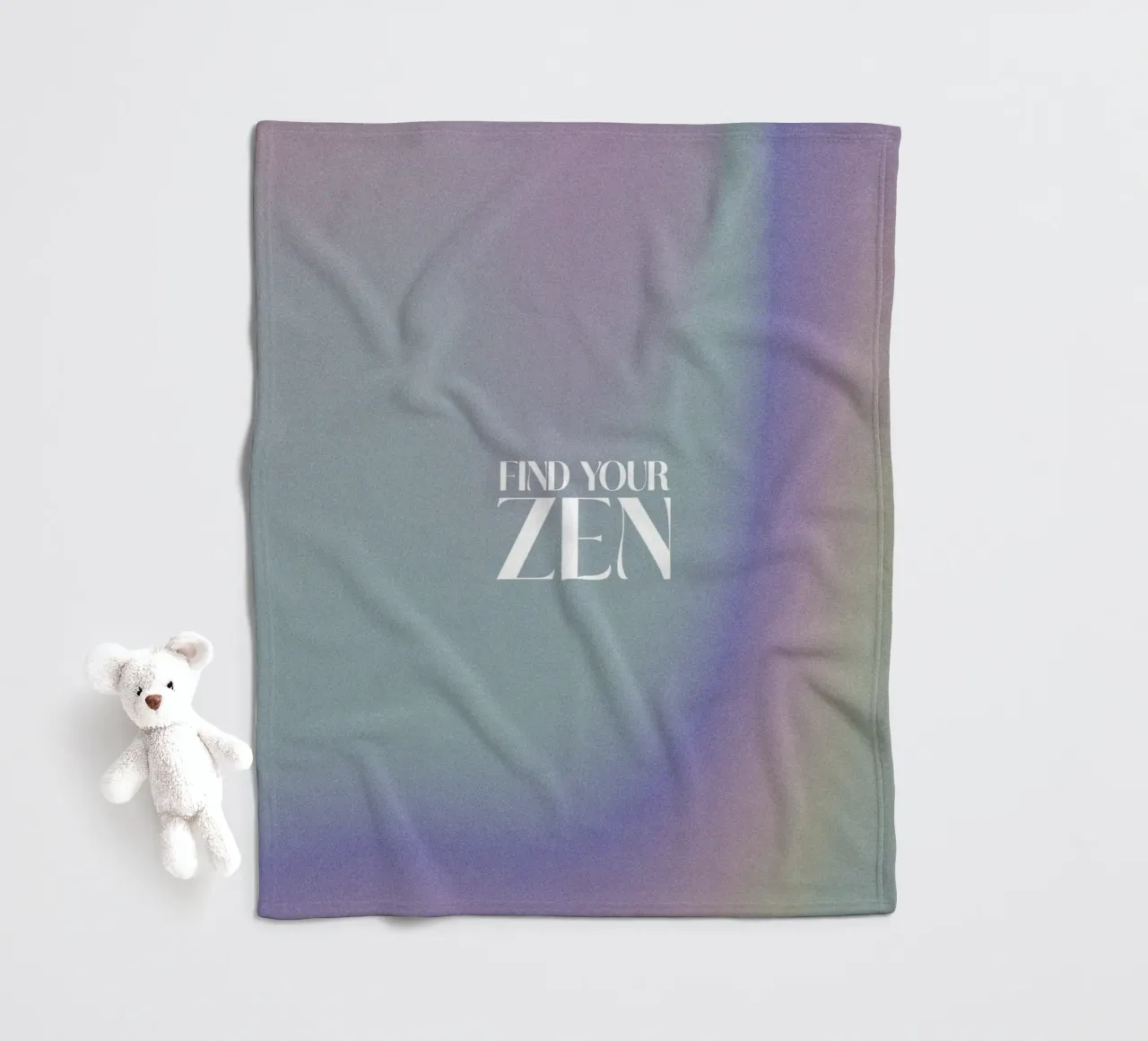 Find Your Zen (no 05) coperta in pile da treechild