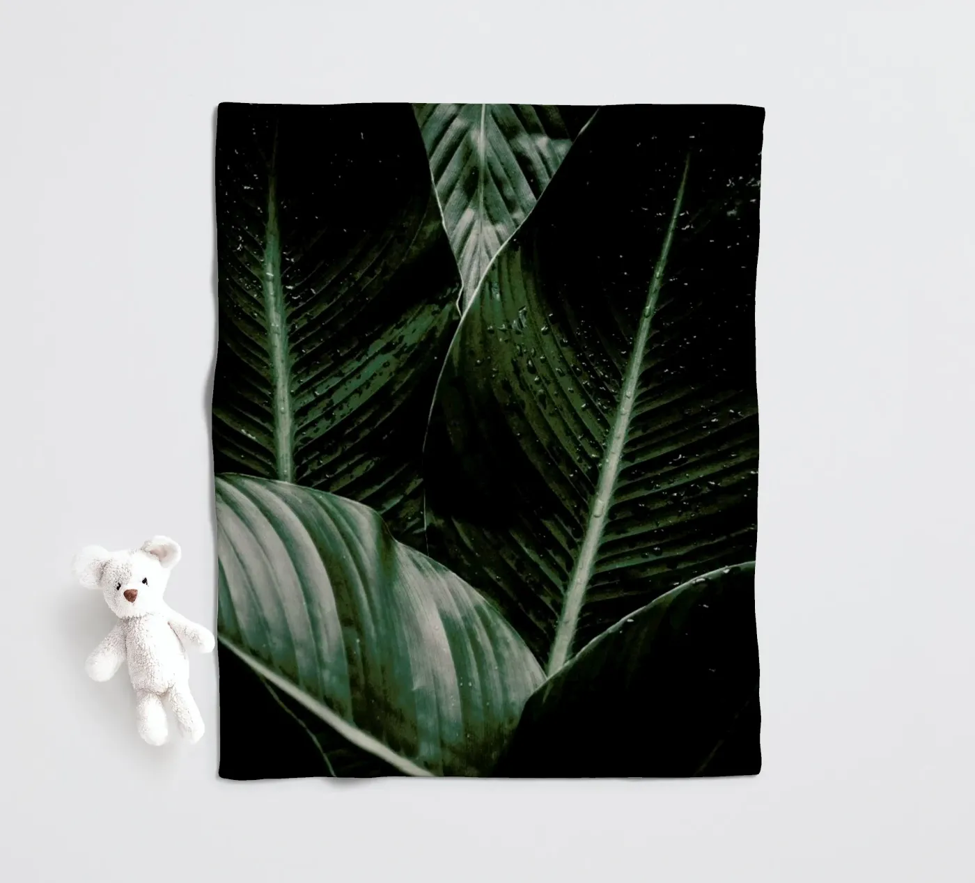 Palm Drops Fleecedecke von Chris Abatzis
