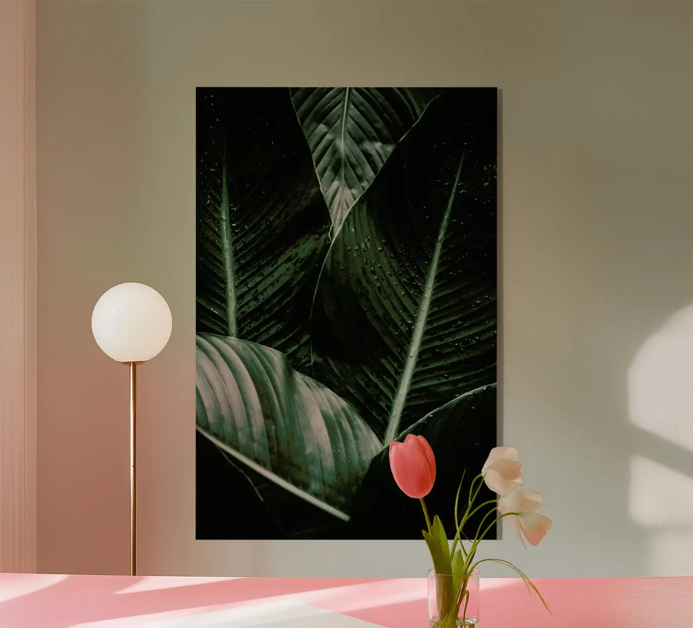 Palm Drops acryl van Chris Abatzis