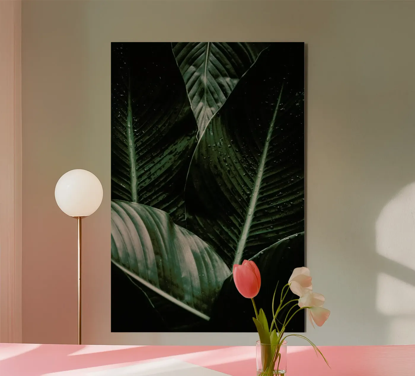 Palm Drops forex plate by Chris Abatzis