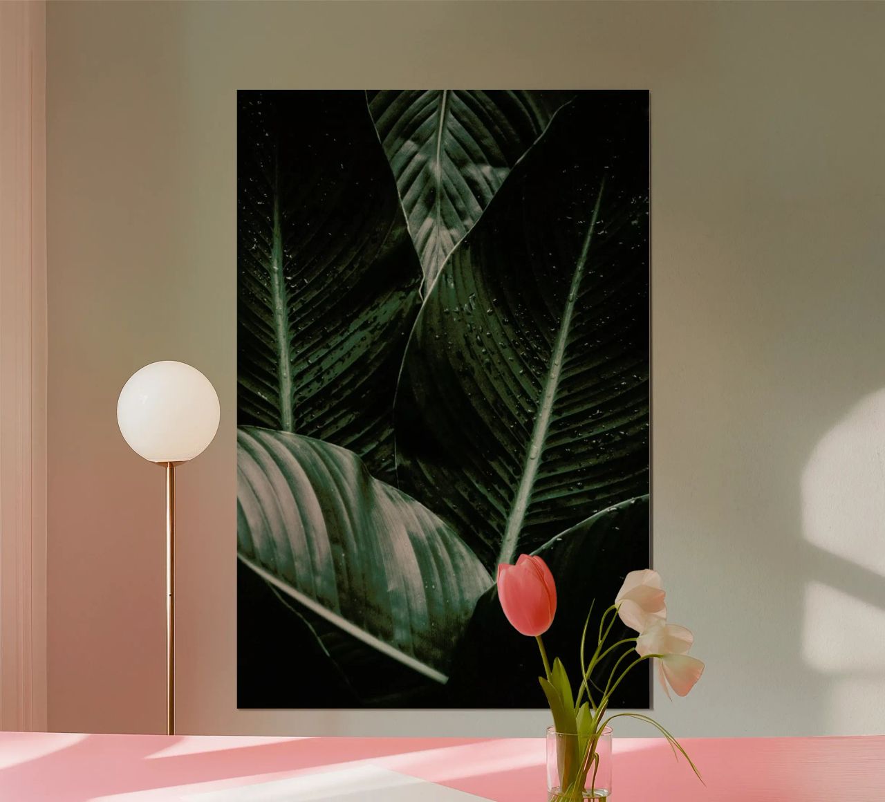 Palm Drops Poster von Chris Abatzis