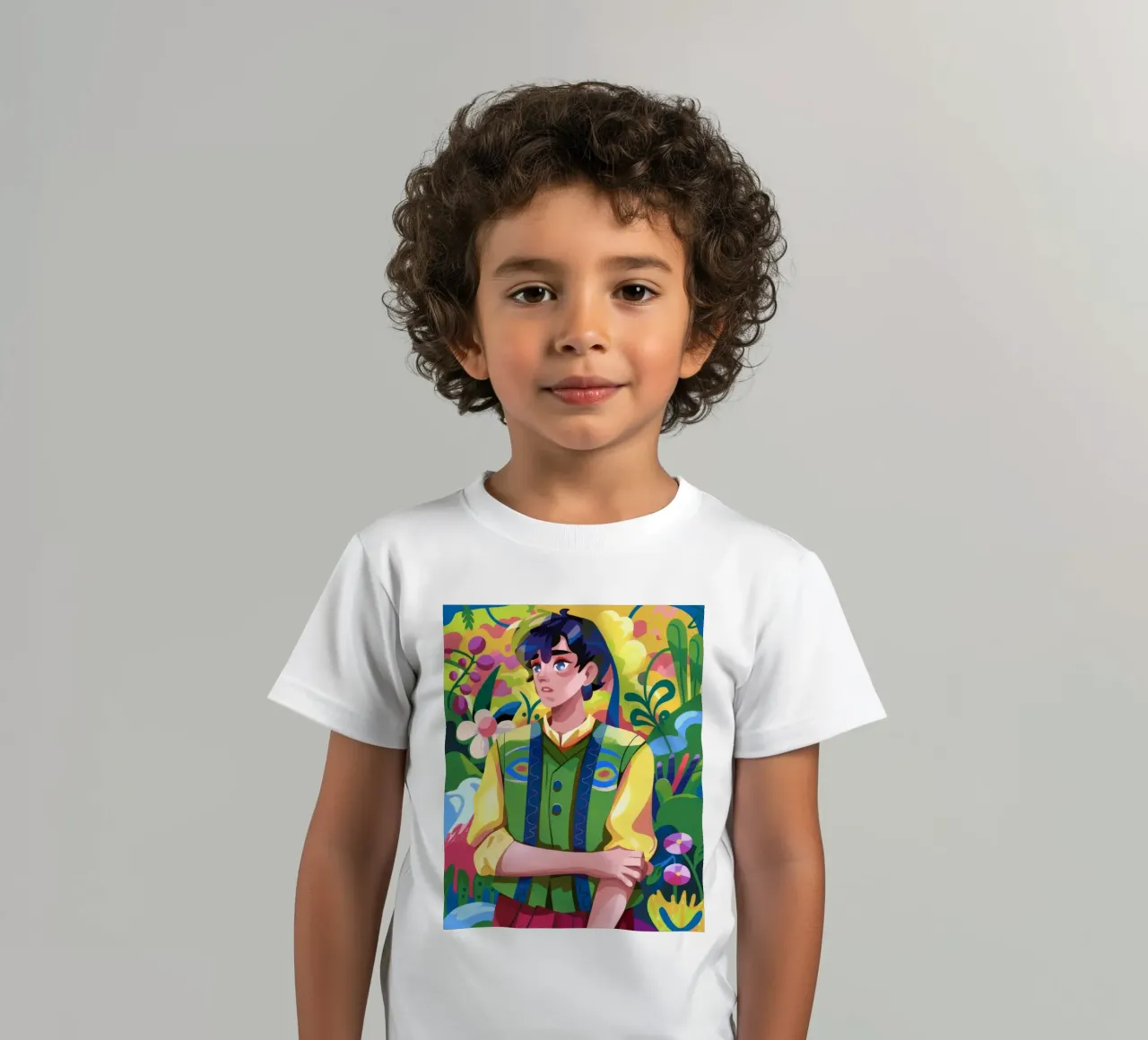 Blühende Mode Harmonie Kinder T-Shirt von Prism Palette