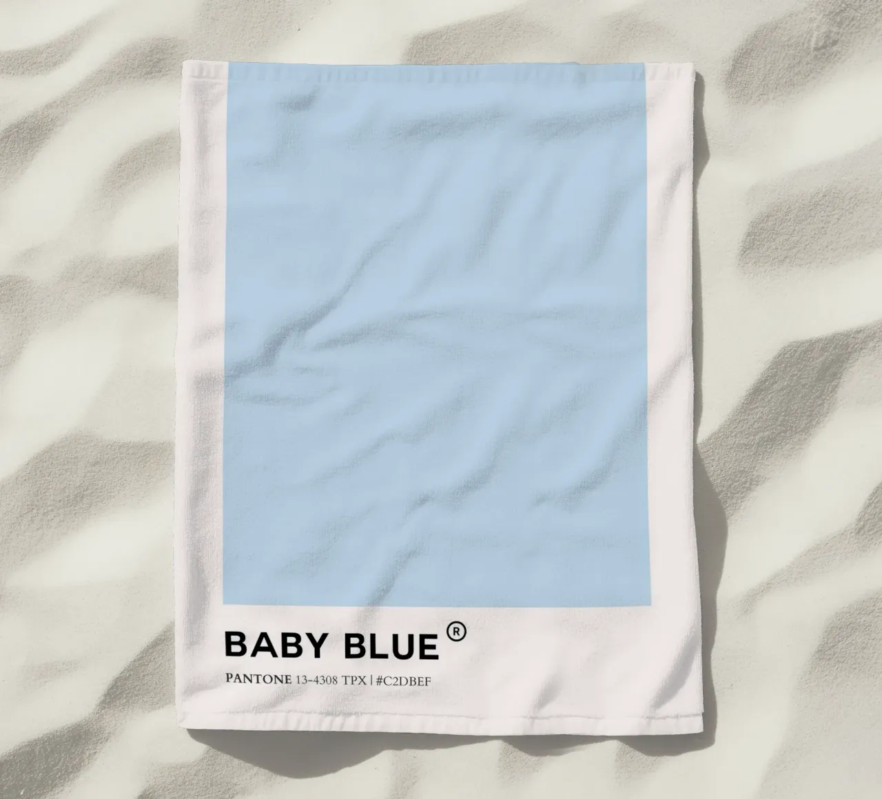 Sky Code strandhanddoek van KidzStudio