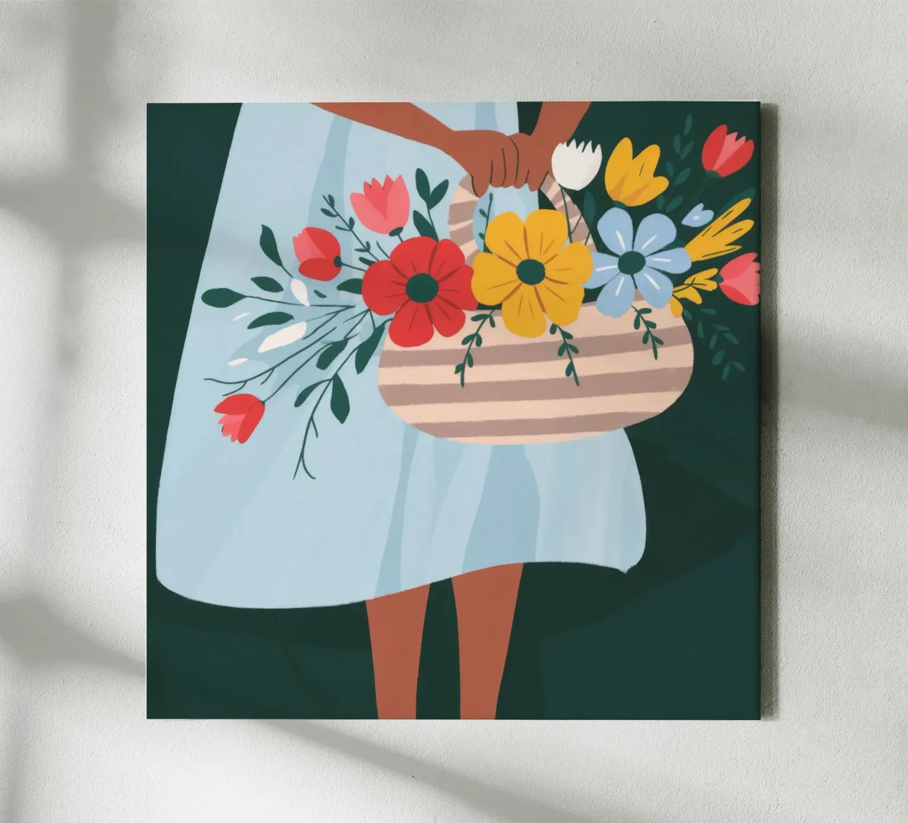 Eleganza da giorno di mercato tela con Cornice a cassetta da Prism Palette