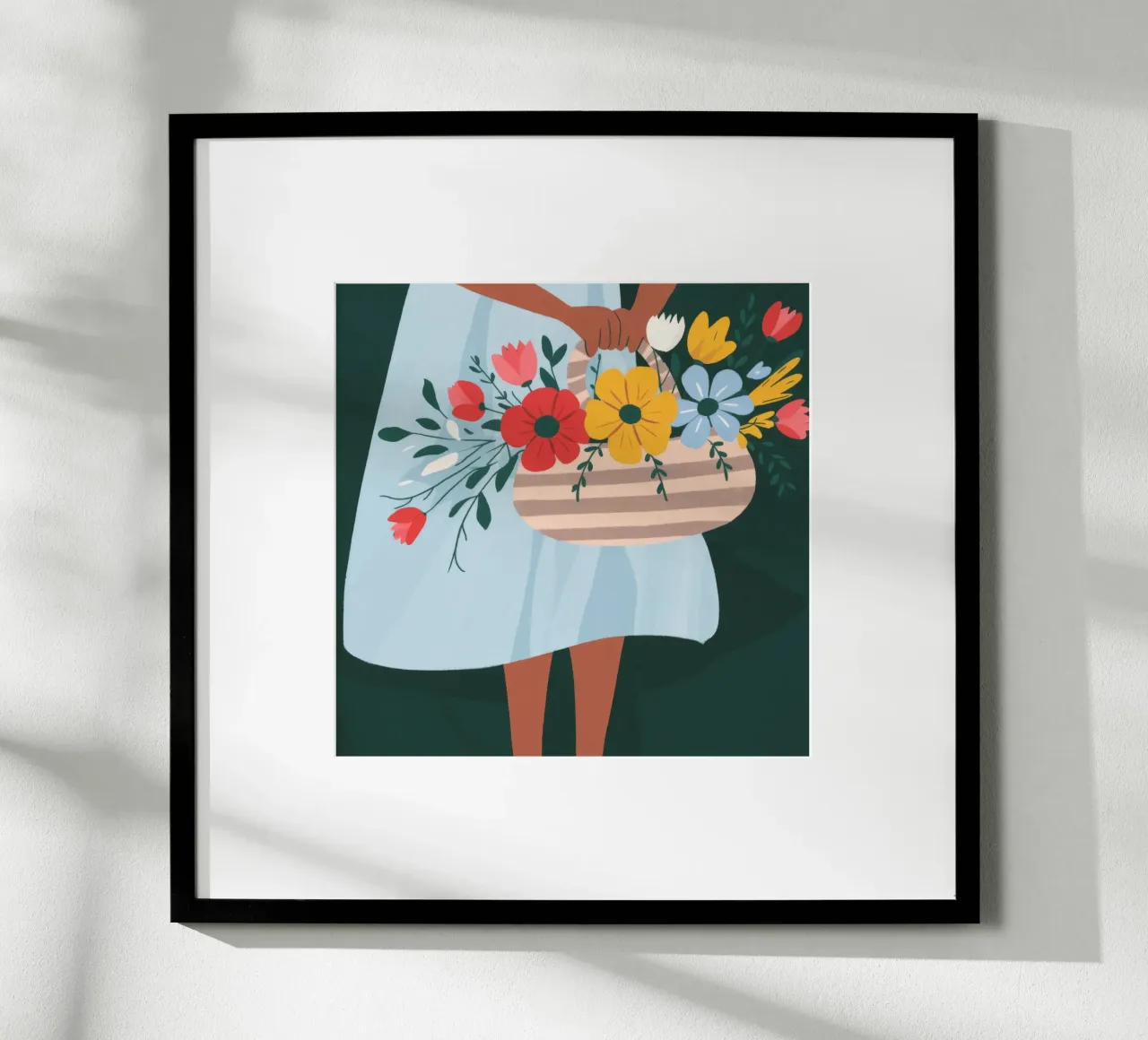 Eleganza da giorno di mercato poster con telaio in plastica da Prism Palette