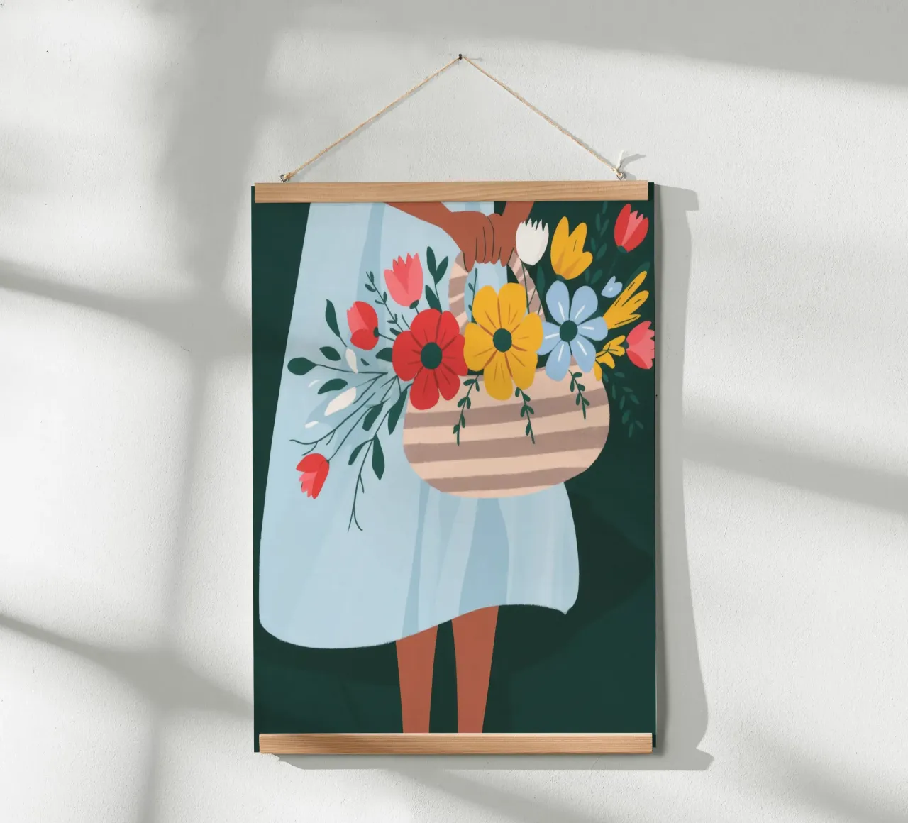 Eleganza da giorno di mercato poster con telaio in plastica da Prism Palette