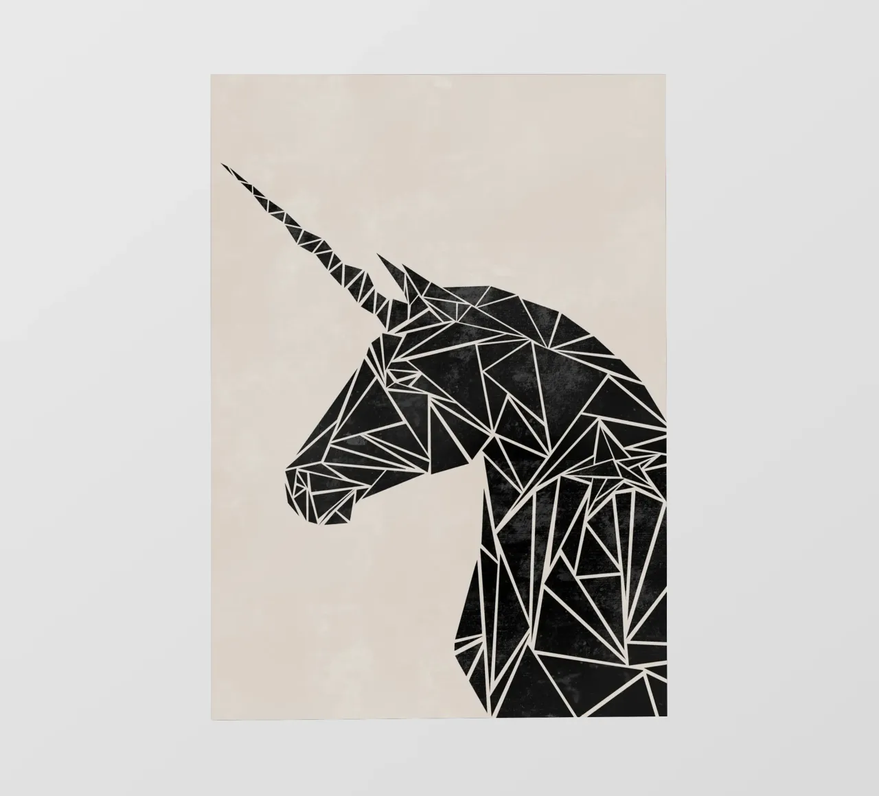 Mid Century Unicorn pellicola backlit da BAINAI